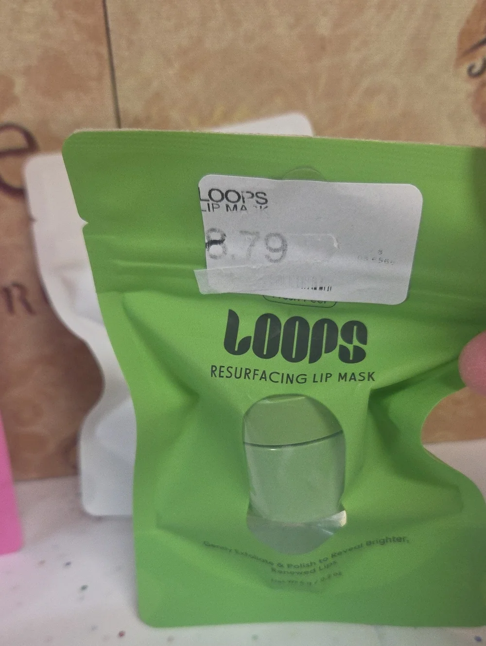 LOOPs Glow & Hydrating Lip Masks — Pink, Green, White Set Of 3